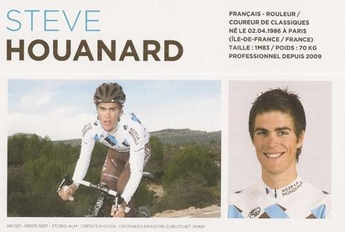 2012 AG2R La Mondiale #NNO Steve Houanard Front